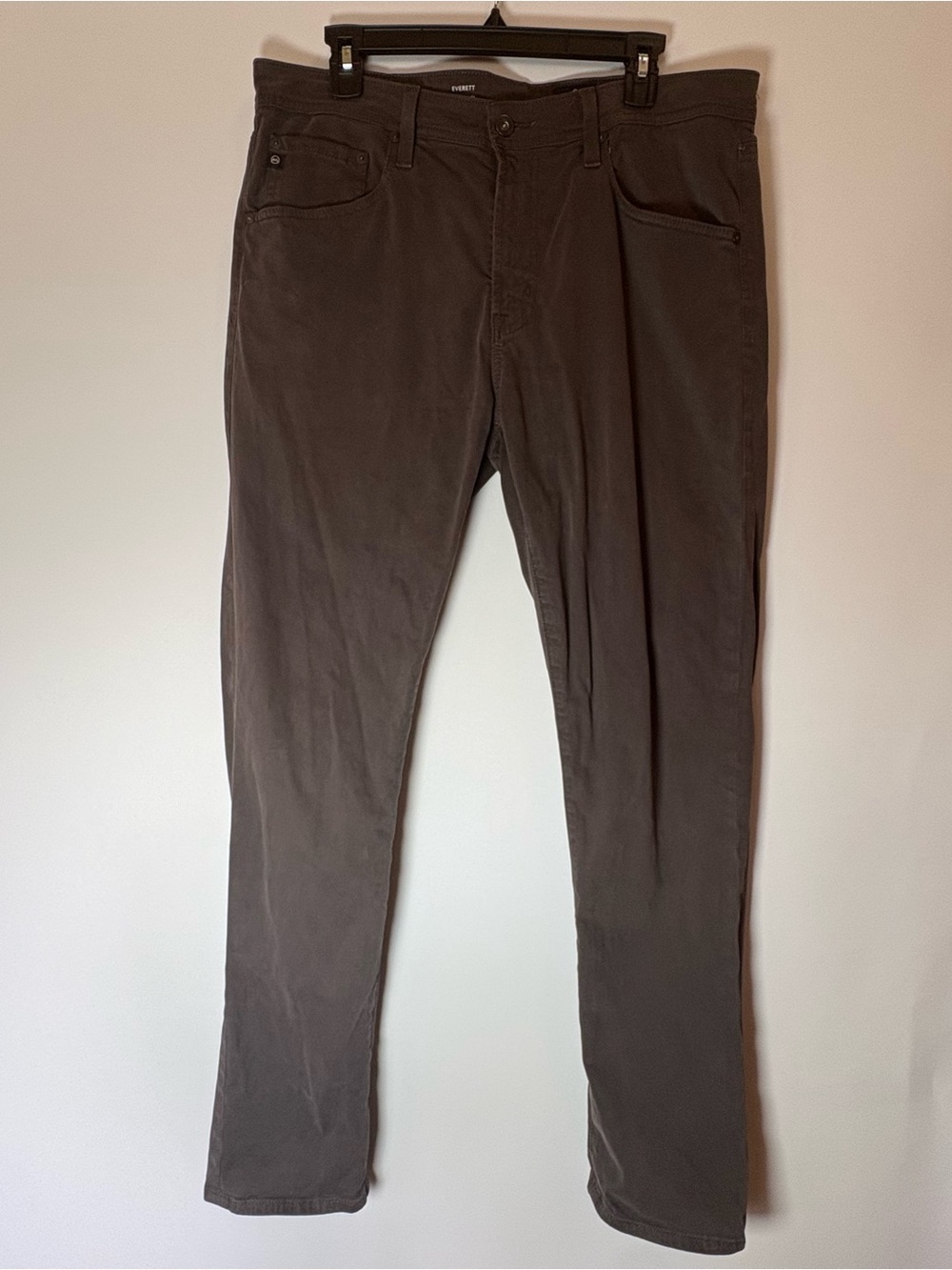 AG Adriano Goldschmied Slim Brown Chinos 34x32